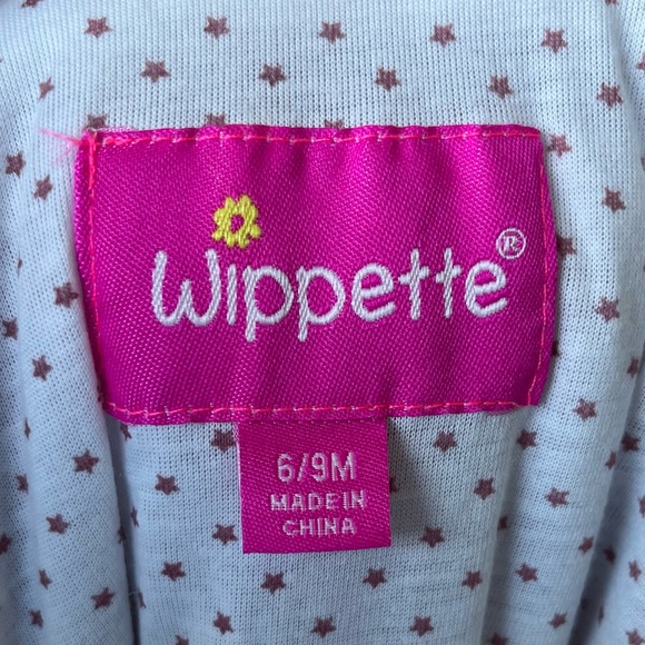 •Wippette• NWT Baby Fleece One Piece Outerwear - Size 6/9 Months - Picture 2 of 10